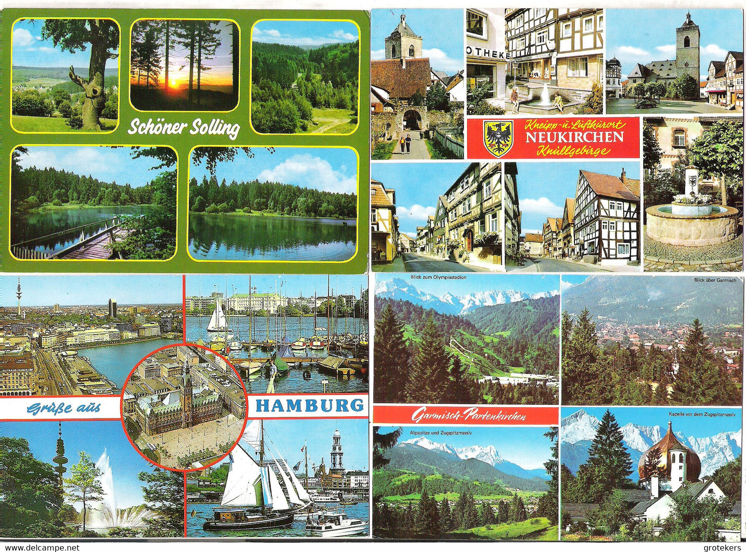 Sammlung Von 36 Verschiedene Karten Deutschland - Collezioni E Lotti