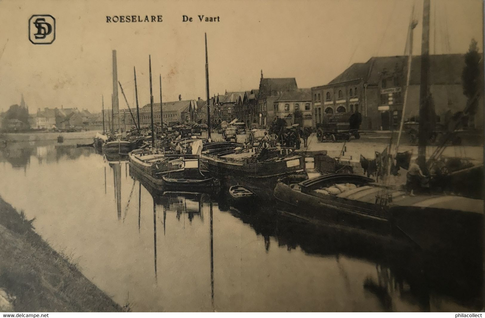 Roeselare // De Vaart (niet Standaard Zicht) 1920 Ed.SD - Röselare