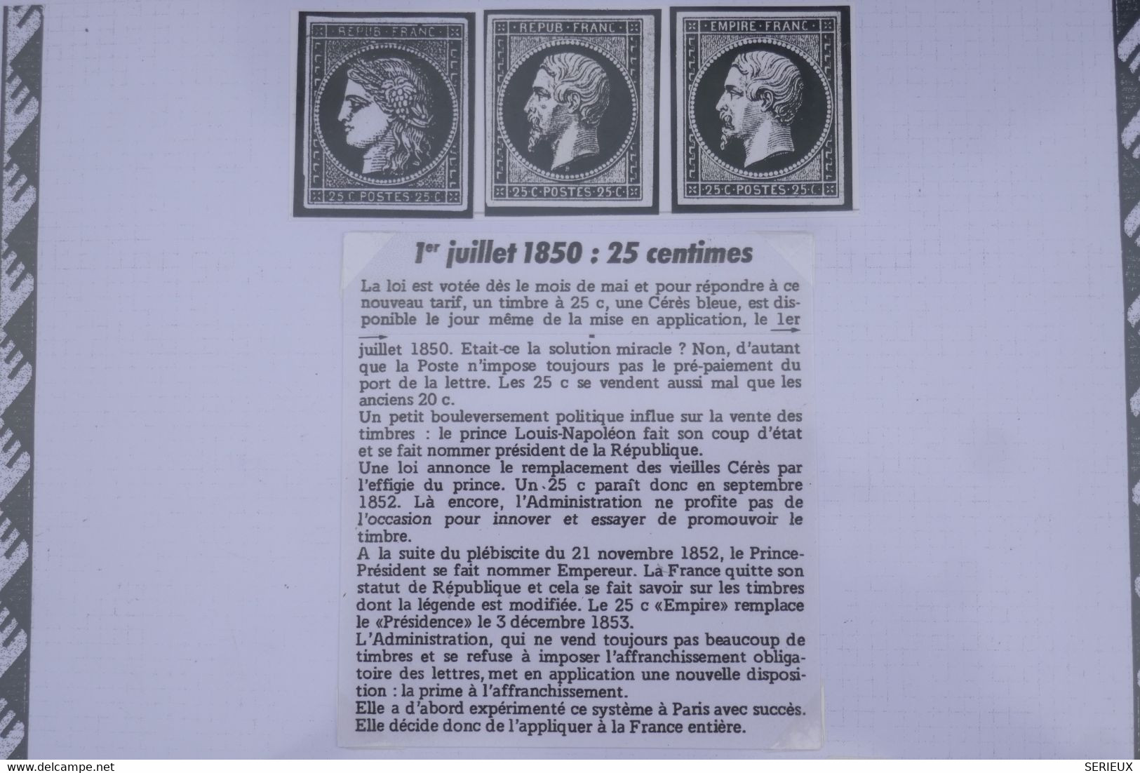 AX10 FRANCE  BELLE LETTRE 16 JUIL. 1851 N°4 ST GIRONS  POUR PARIS  ++AFFRANCH. INTERESSANT - 1849-1850 Cérès