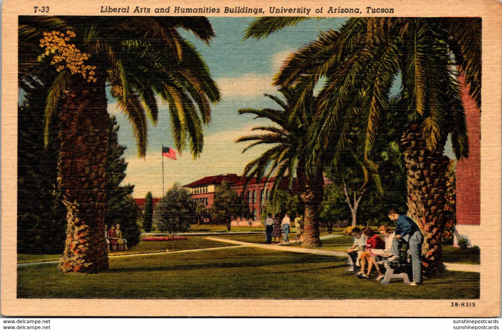 Arizona Phoenix Liberal Arts And Humanities Buildings University Of Arizona Curteich - Phoenix