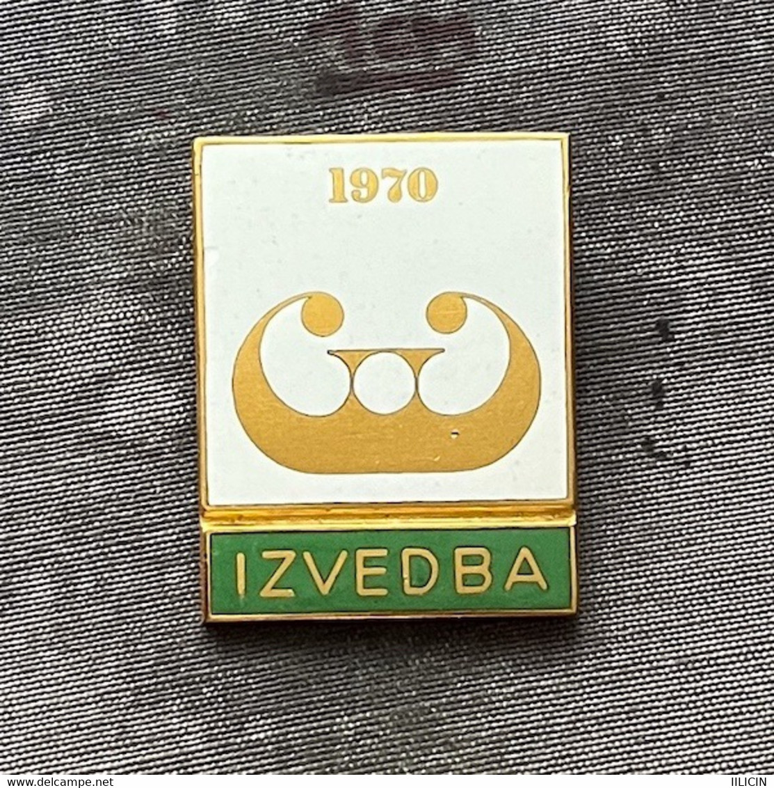 Badge Pin ZN011776 - Ice Skating Yugoslavia Slovenia World Championships Ljubljana 1970 IZVEDBA - Skating (Figure)