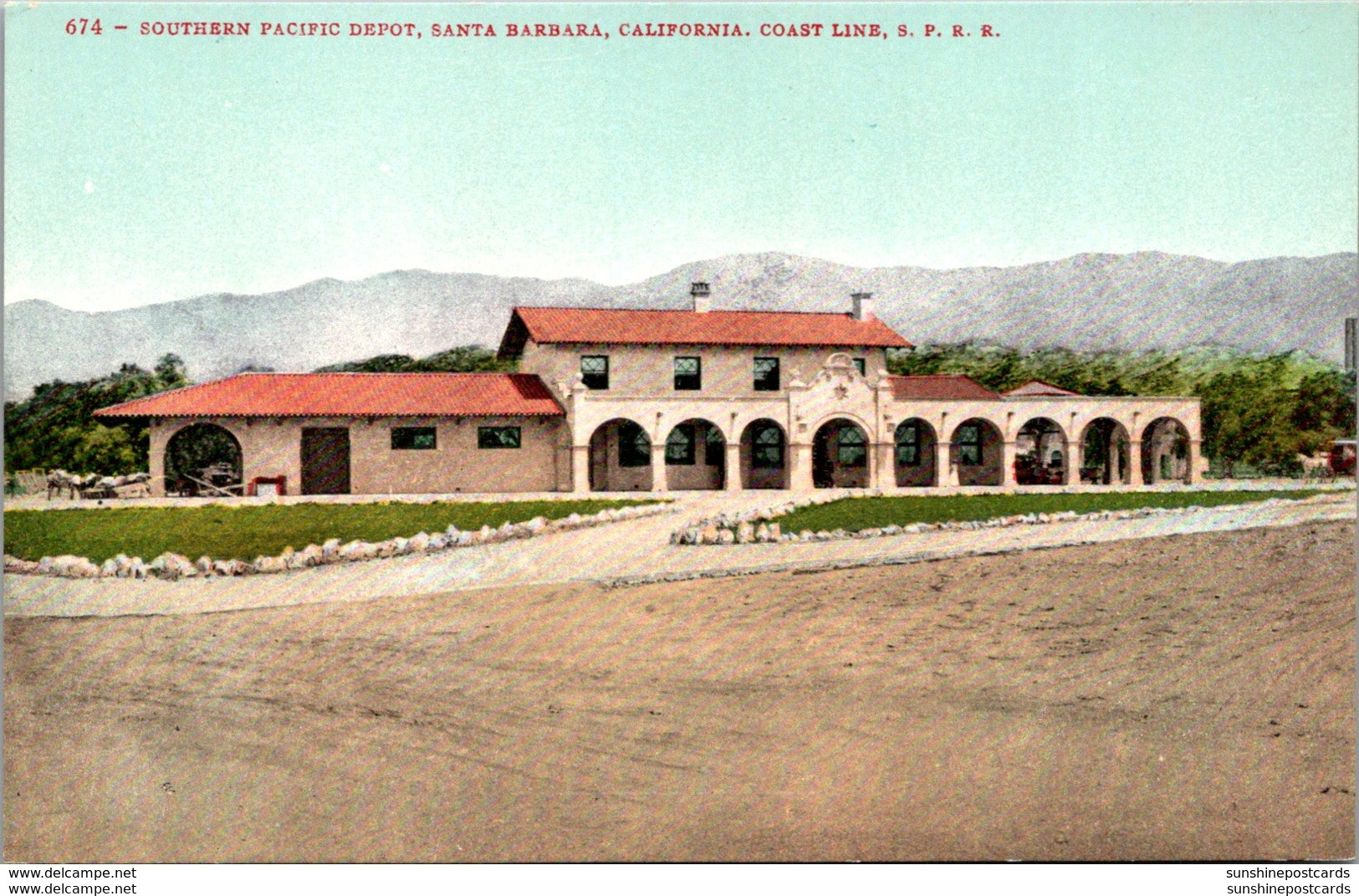 California Santa Barbara Southern Pacific Depot - Santa Barbara