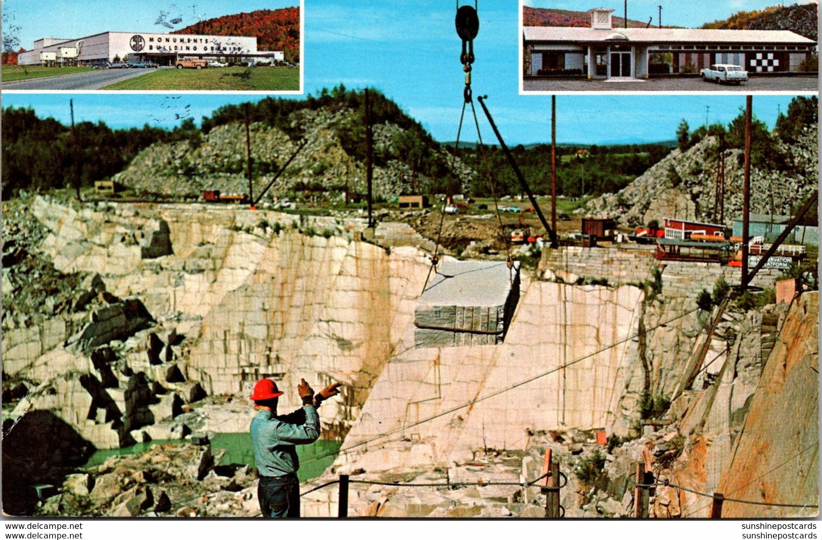 Vermont Barre Rock Of Ages Granite Quarry 1972 - Barre