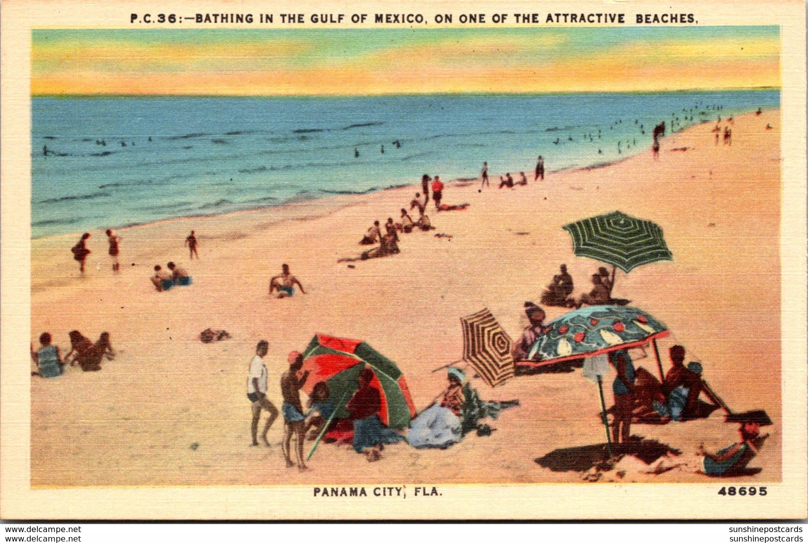 Florida Panama City Beach Sunbathers - Panama City