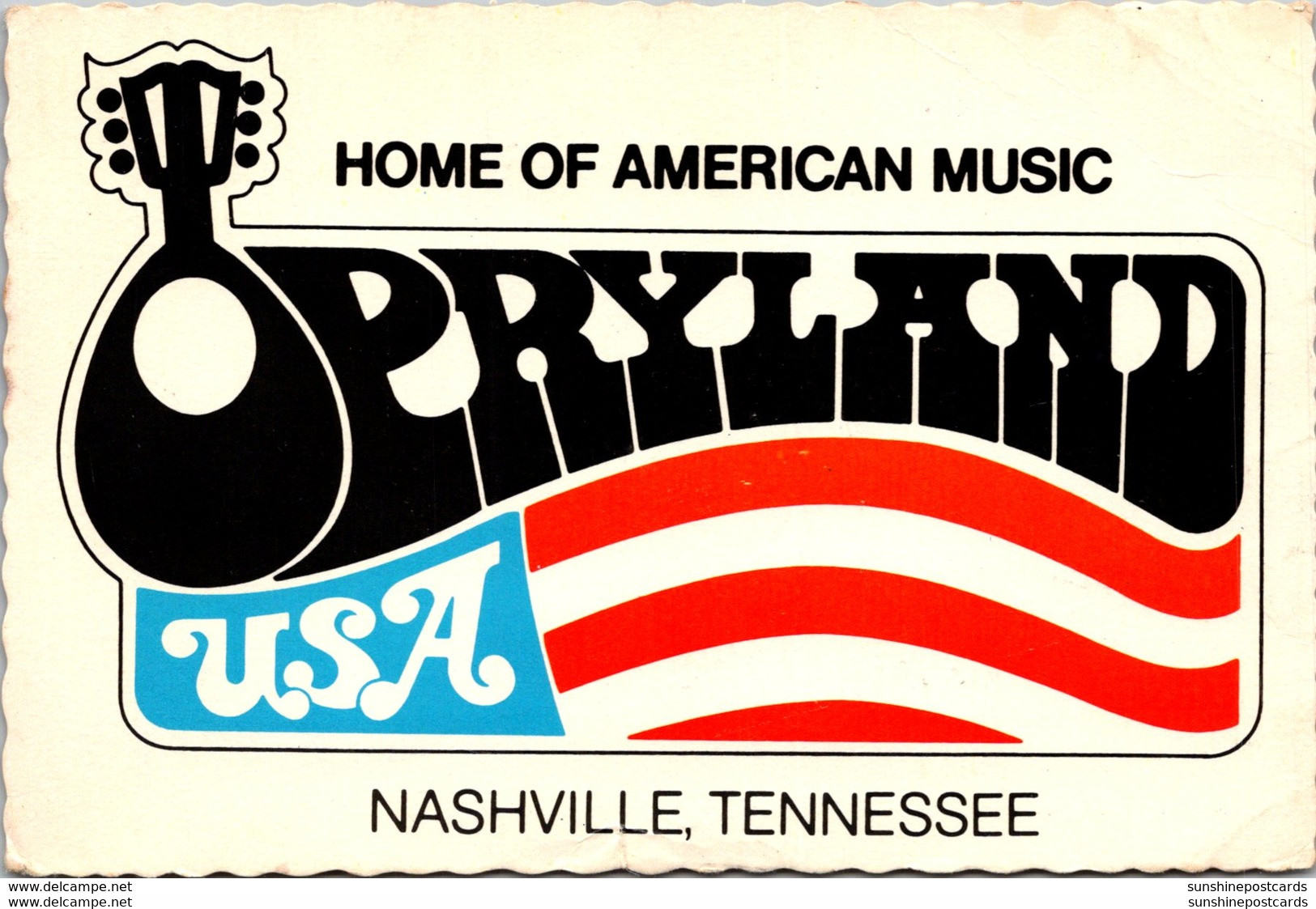 Tennessee Nashville Opryland U S A Home Of American Music 1974 - Nashville