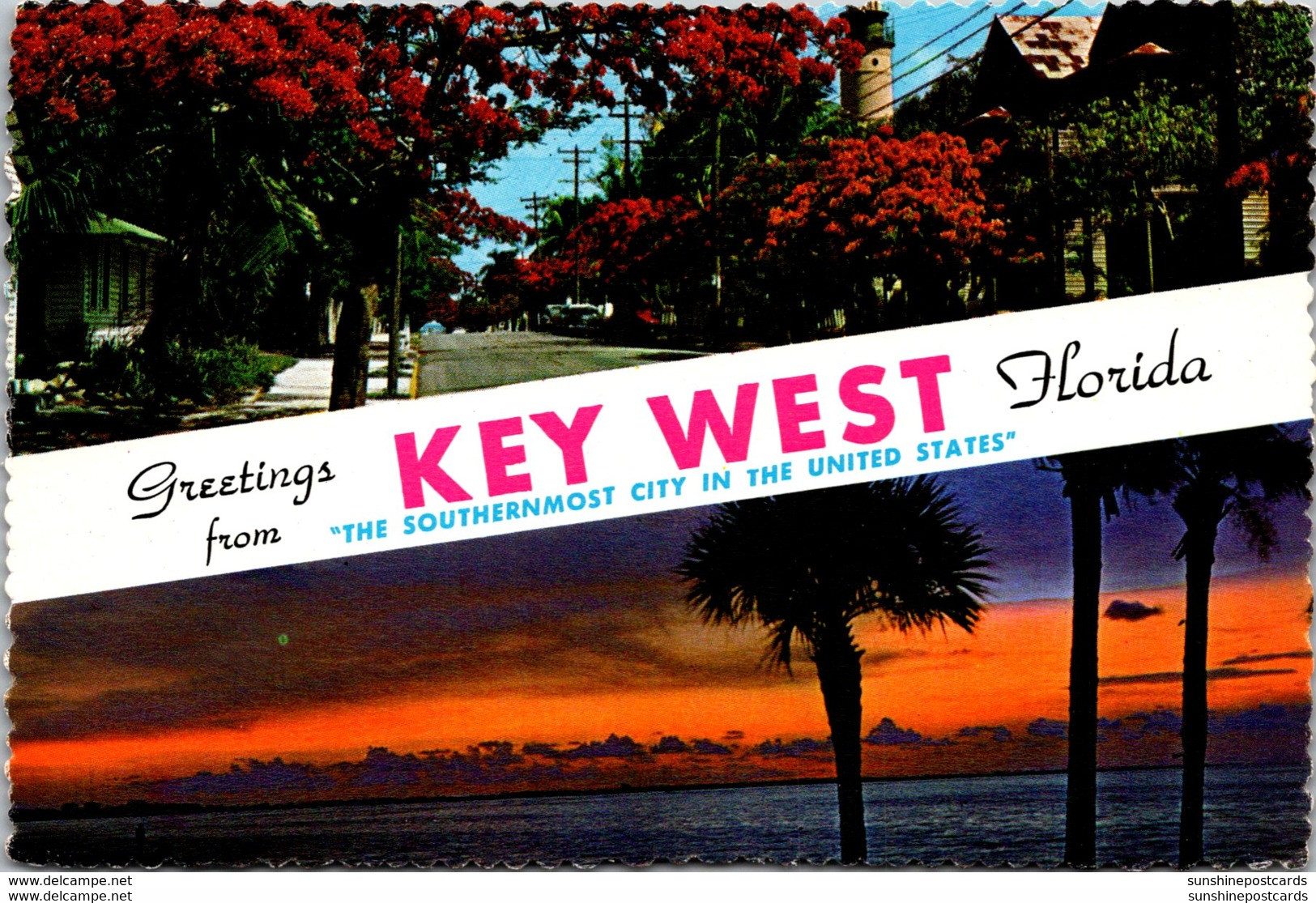 Florida Key West Greetings From The Island City - Key West & The Keys