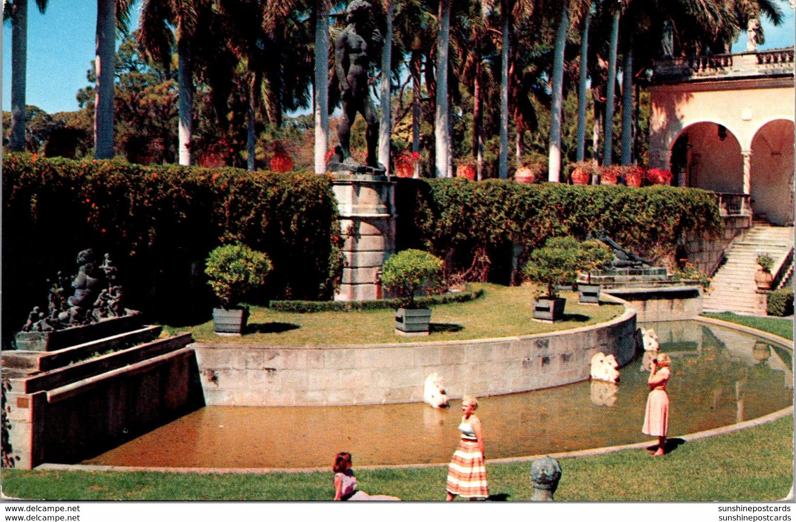 Florida Sarasota John And Mable Ringling Museum Of Art The Italian Garden Court - Sarasota