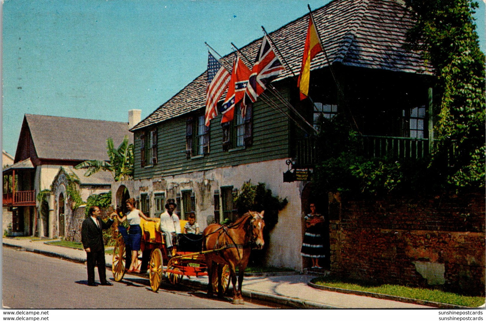 Florida St Augustine Oldest House 1971 - St Augustine