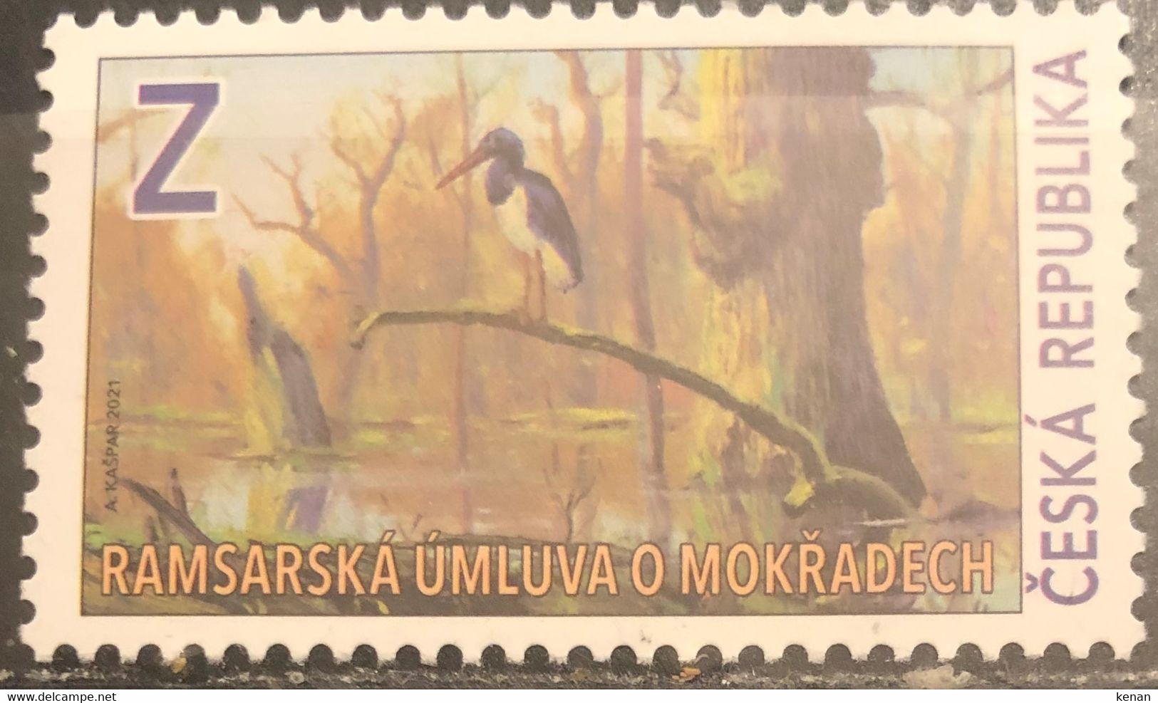 Czech Republic, 2021, Ramsar's Agreement About The Protection Of Wetlands (MNH) - Unused Stamps