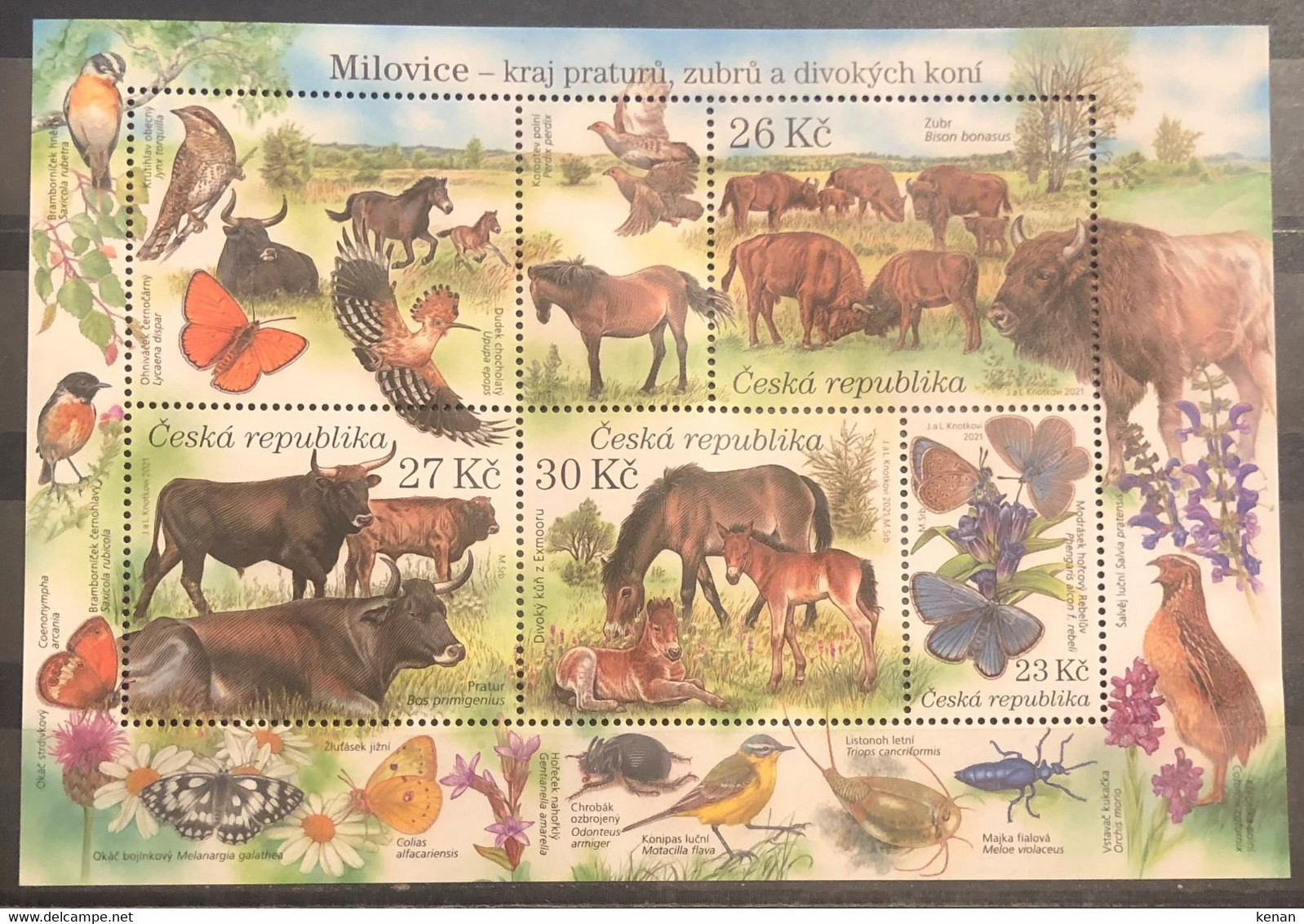 Czech Republic, 2021, Nature Protection - Milovice Nature Reserve (MNH) - Ungebraucht