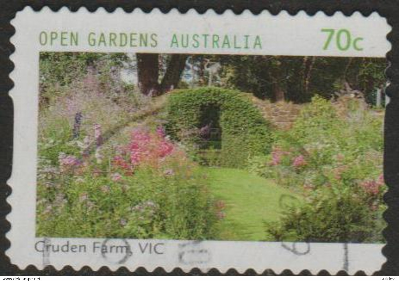 AUSTRALIA - DIE-CUT- USED 2014 70c Open Gardens - Cruden Farm, Victoria - Used Stamps