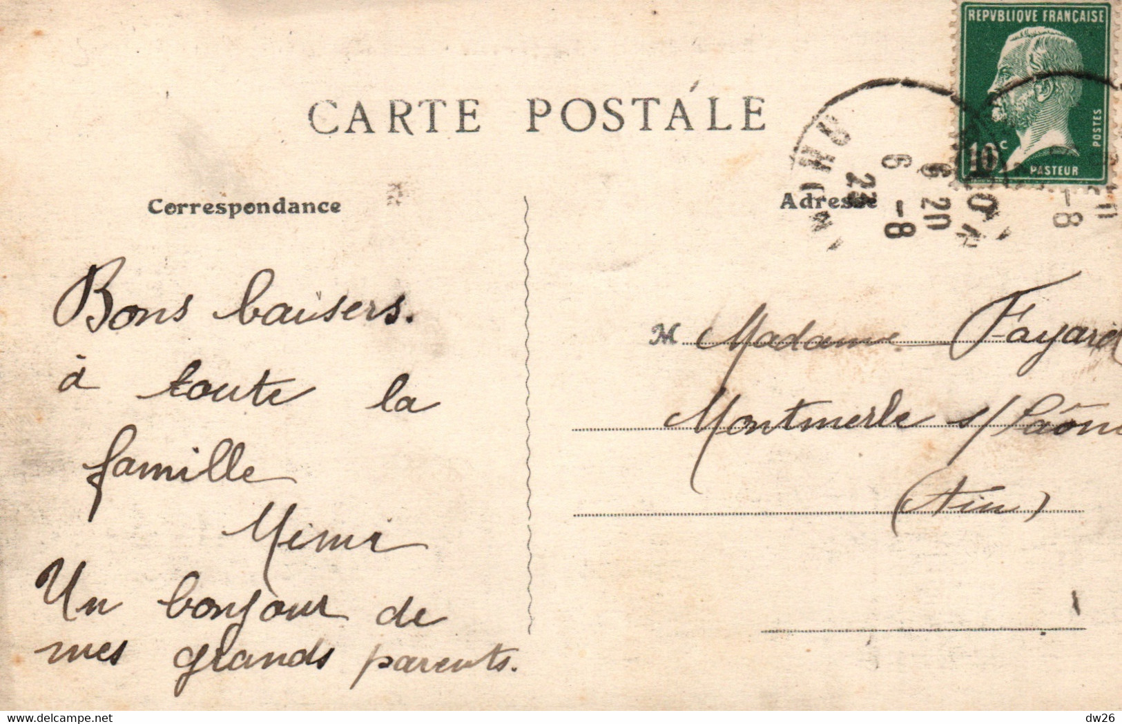 Bron (Rhône) Vue Générale - Carte B.F. Paris N° 15 De 1923 - Bron