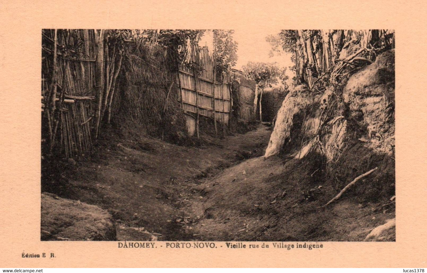 AFRIQUE - DAHOMEY PORTO NOVO Vieille Rue Du Village Indigène - Dahomey