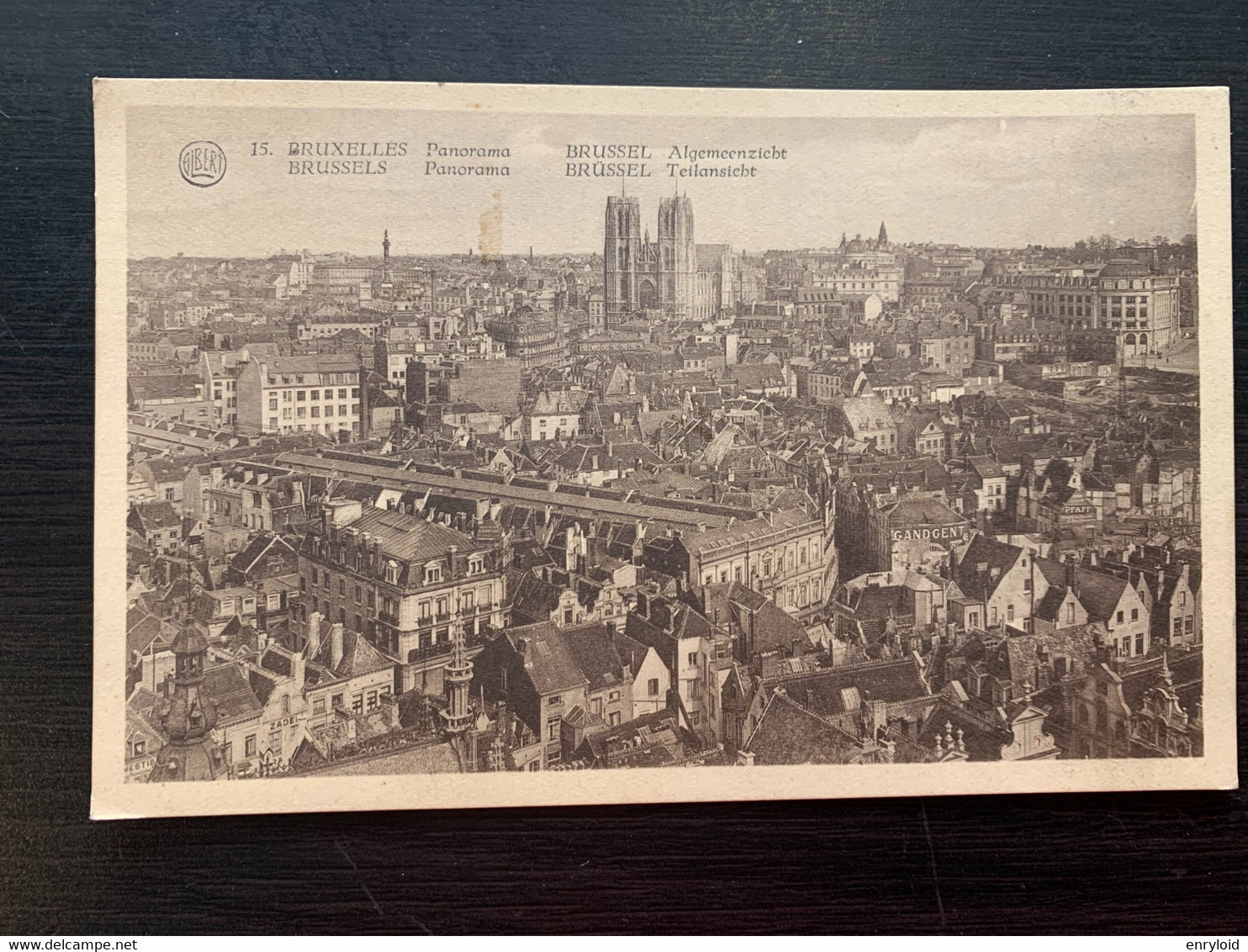 Bruxelles Panorama 1931viaggiata Per L'Italia - Panoramische Zichten, Meerdere Zichten