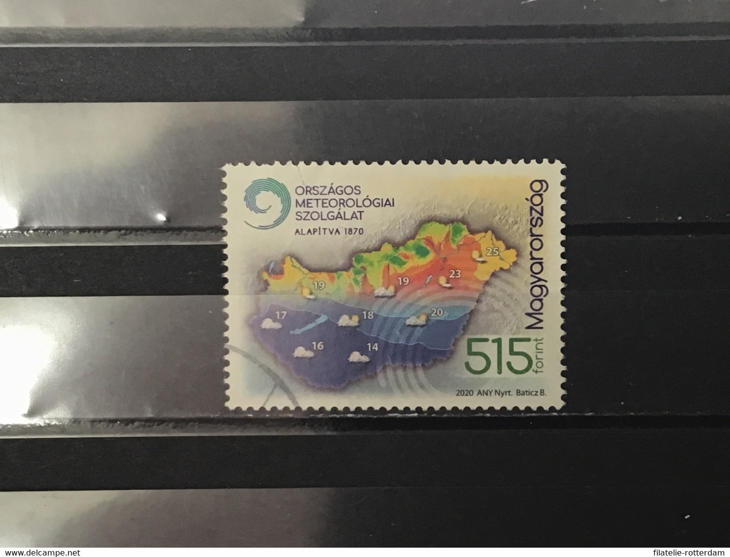 Hongarije / Hungary - Meteorologische Dienst (515) 2020 - Used Stamps