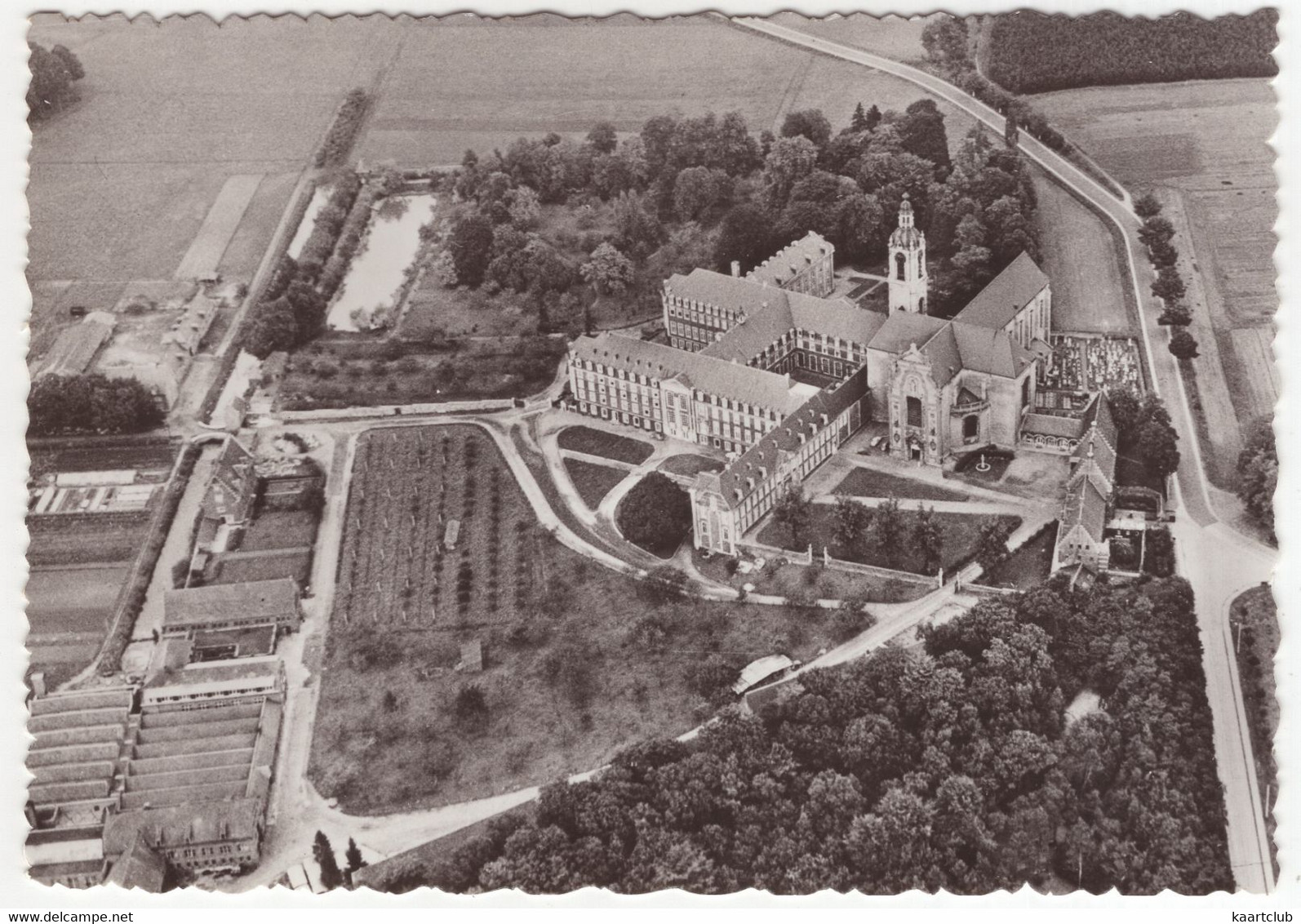 Averbode - Abdij, Algemeen Zicht In Vogelvlucht - Abbaye, Vue Générale En Avion - (België/Belgique) - Scherpenheuvel-Zichem