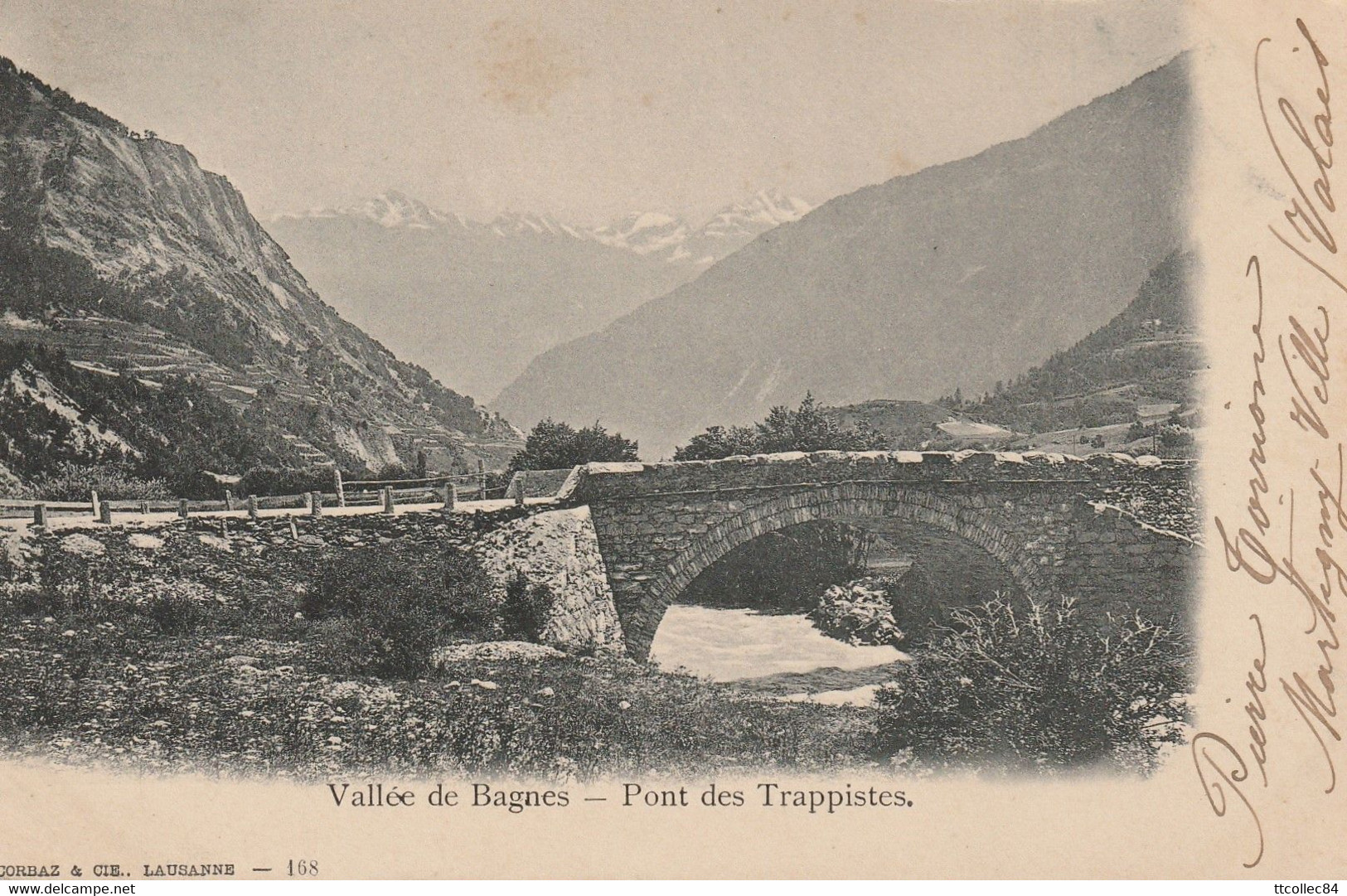 CPA-SUISSE-Vallée De Bagnes-Pont Des Trappistes - Bagnes