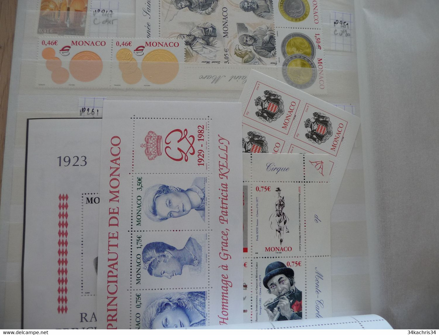 Monaco En Francs  De 130€ De Faciale En Franc - Collections, Lots & Series