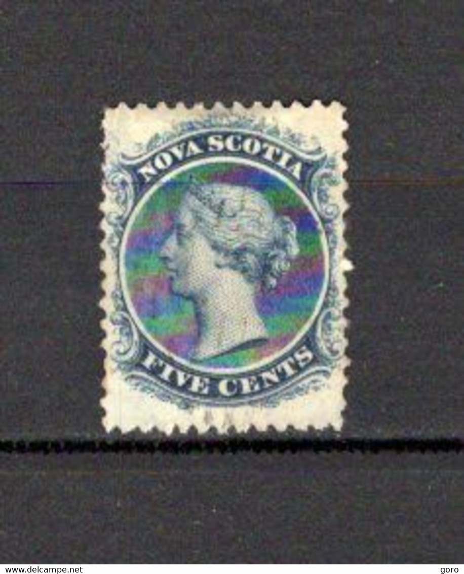 Nueva  Escosia   1860  .-   Y&T  Nº    7 - Used Stamps