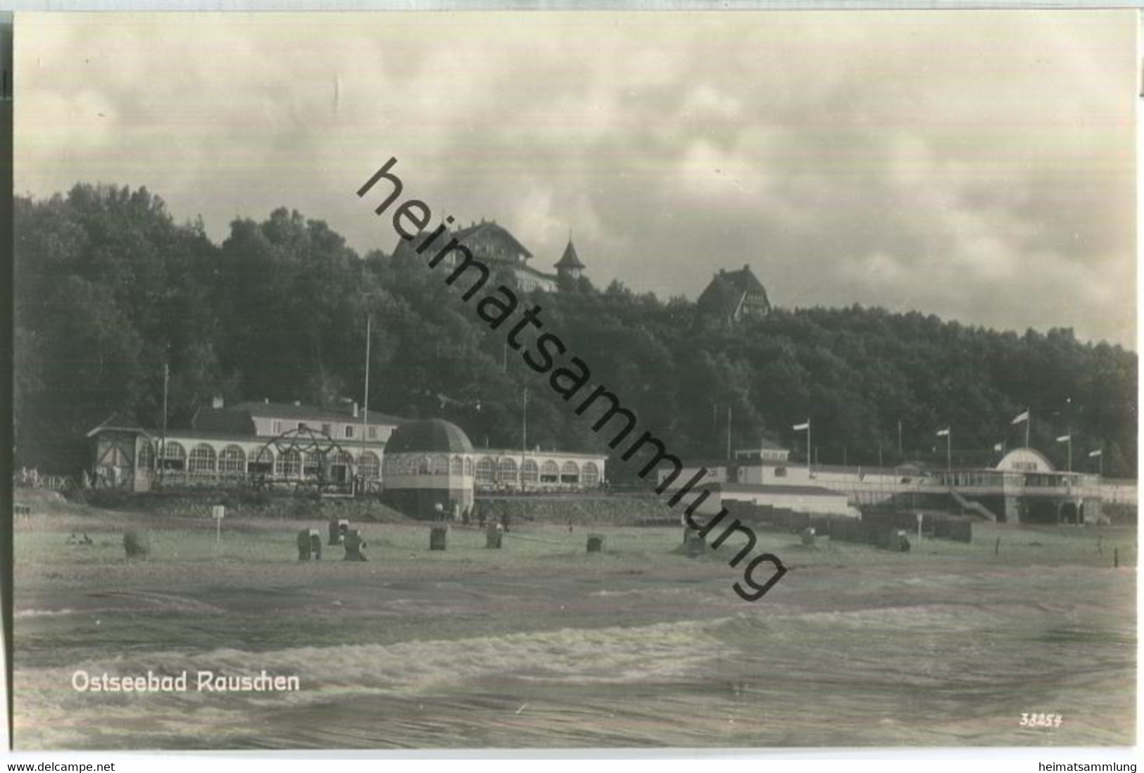 Ostseebad Rauschen - Swetlogorsk - Strand - Foto-AK 30er Jahre - Verlag Kurt Westphal Rauschen - Ostpreussen