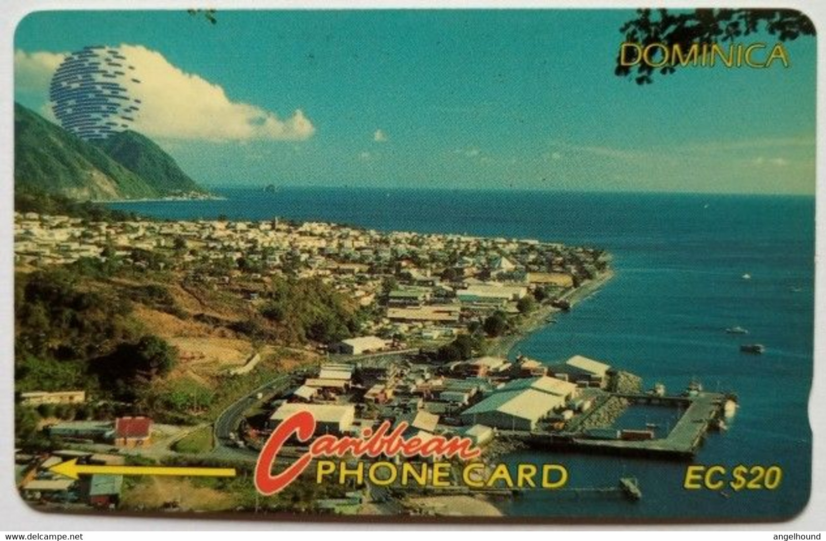 Domonica Cable And Wireless EC$20 6CDMA " View Of Roseau " - Dominica