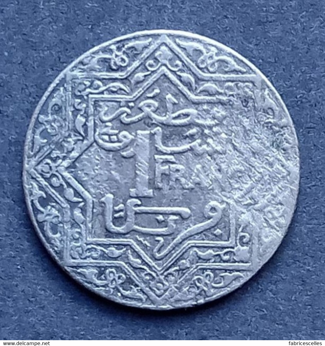 Maroc - Pièce De 1 Franc 1924,  Empire Chérifien - Marokko