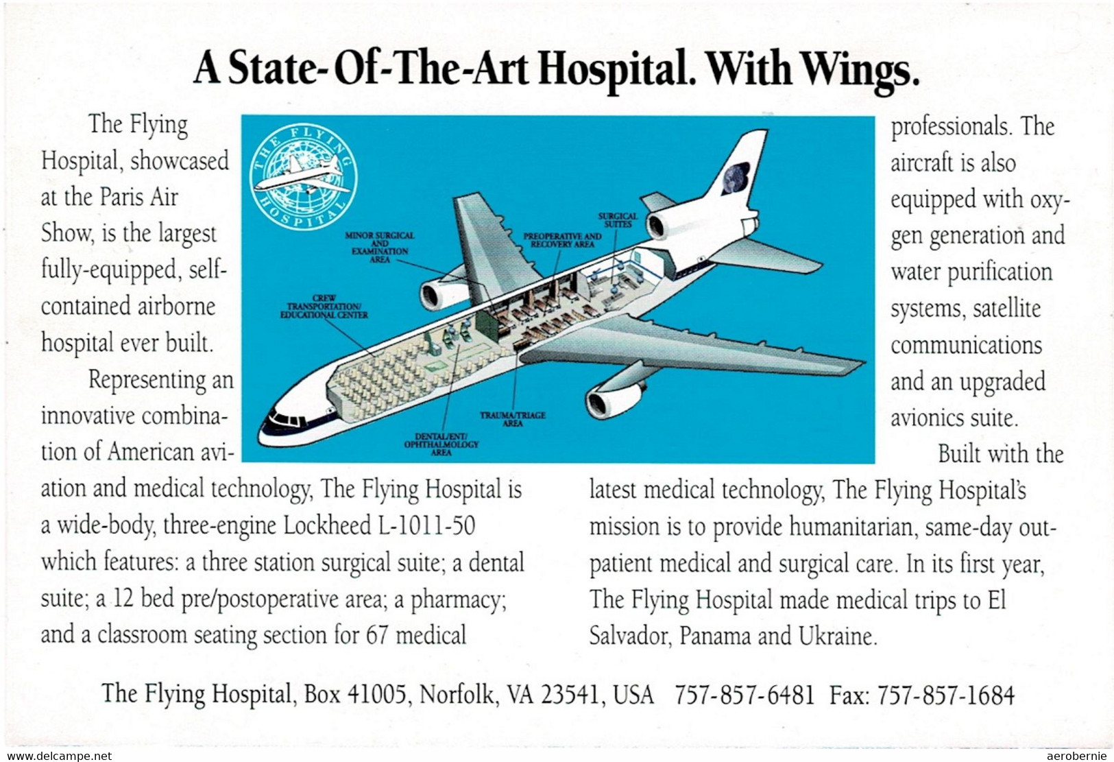 The Lying Hospital - Lockheed L-1011 TriStar (Airline Issue) - 1946-....: Era Moderna