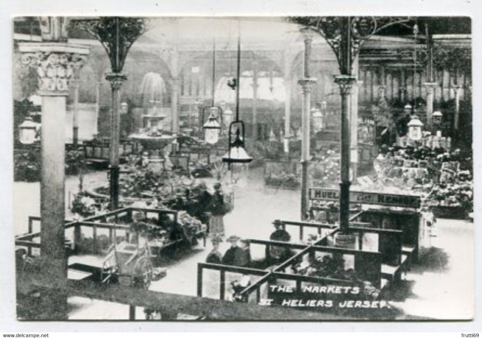 AK 063544 JERSEY - St. Heliers - The Markets - MODERN REPRODUCTION CARD - St. Helier