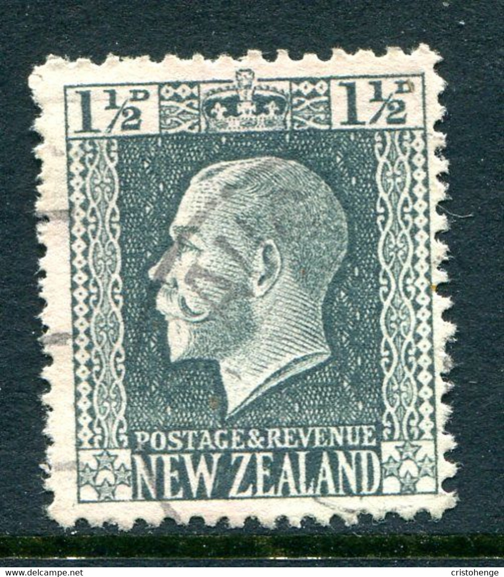 New Zealand 1915-30 KGV - Recess - P.14 X 14½ - 1½d Grey-slate Used (SG 416a) - Oblitérés