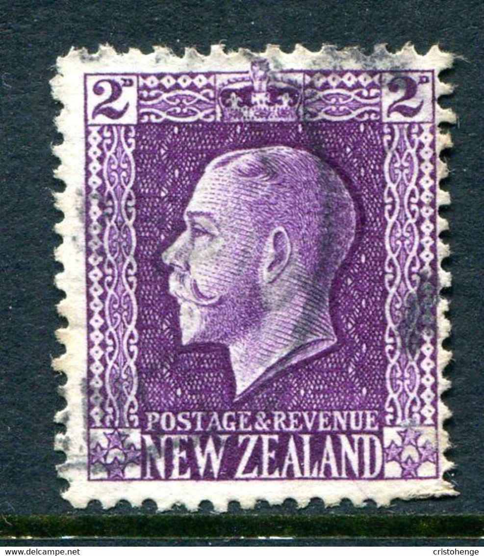 New Zealand 1915-30 KGV - Recess - P.14 X 14½ - 2d Bright Violet Used (SG 417a) - Gebruikt