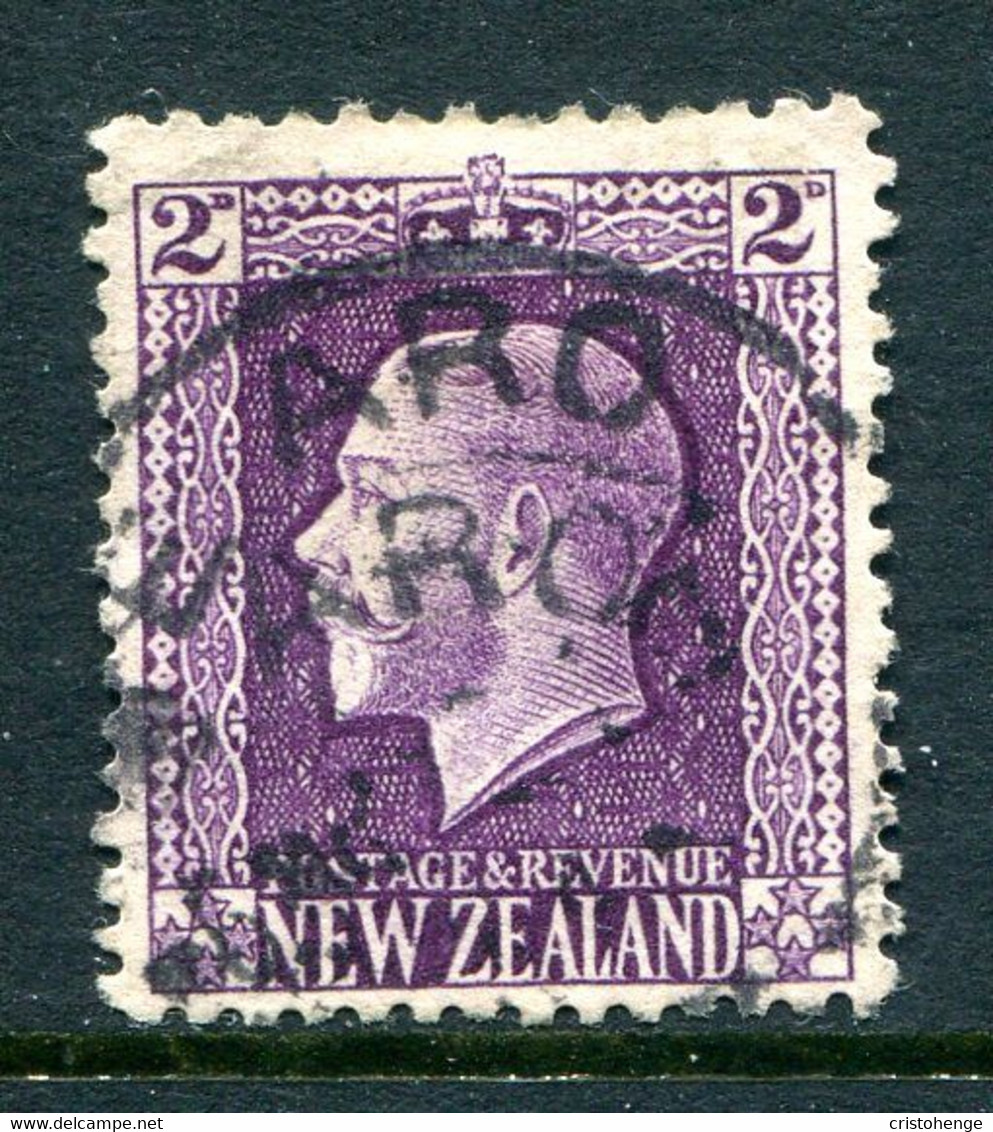 New Zealand 1915-30 KGV - Recess - P.14 X 14½ - 2d Bright Violet Used (SG 417a) - Usados
