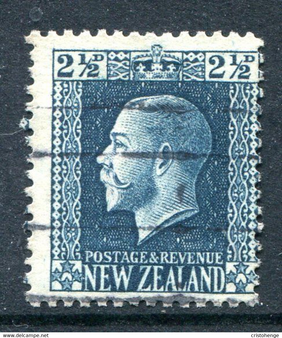 New Zealand 1915-30 KGV - Recess - P.14 X 13½ - 2½d Blue Used (SG 419) - Used Stamps