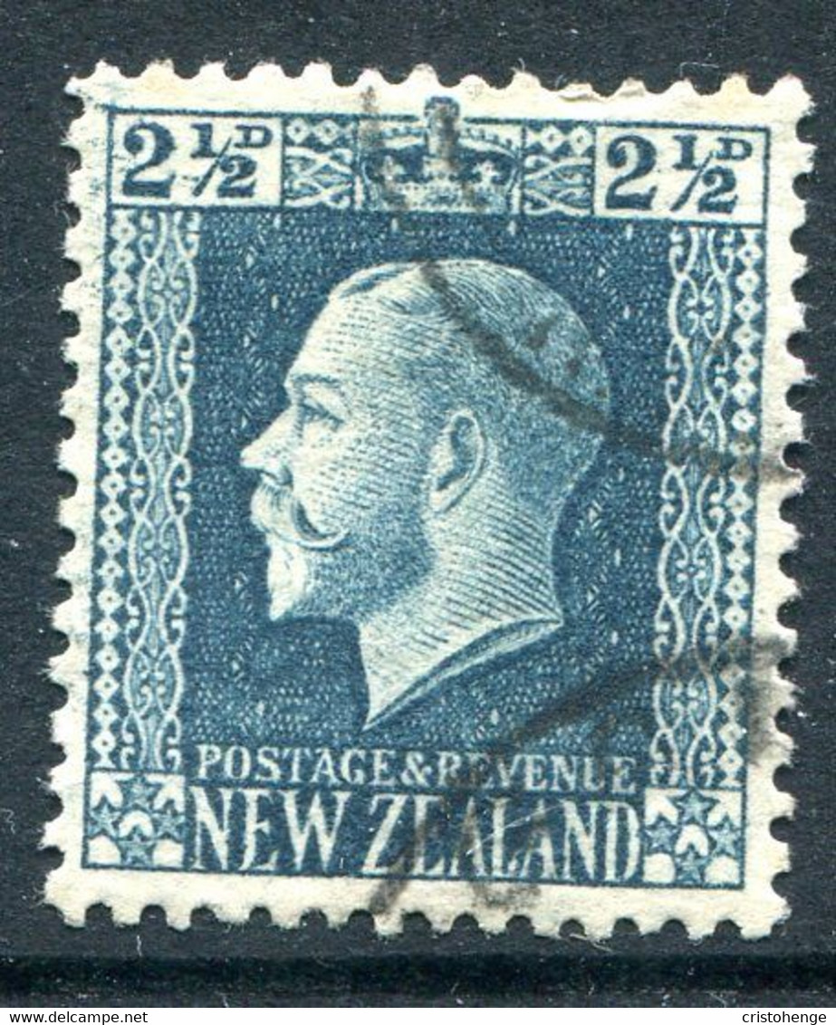 New Zealand 1915-30 KGV - Recess - P.14 X 13½ - 2½d Blue Used (SG 419) - Usados