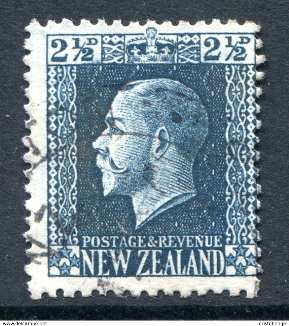 New Zealand 1915-30 KGV - Recess - P.14 X 14½ - 2½d Blue Used (SG 419a) - Oblitérés