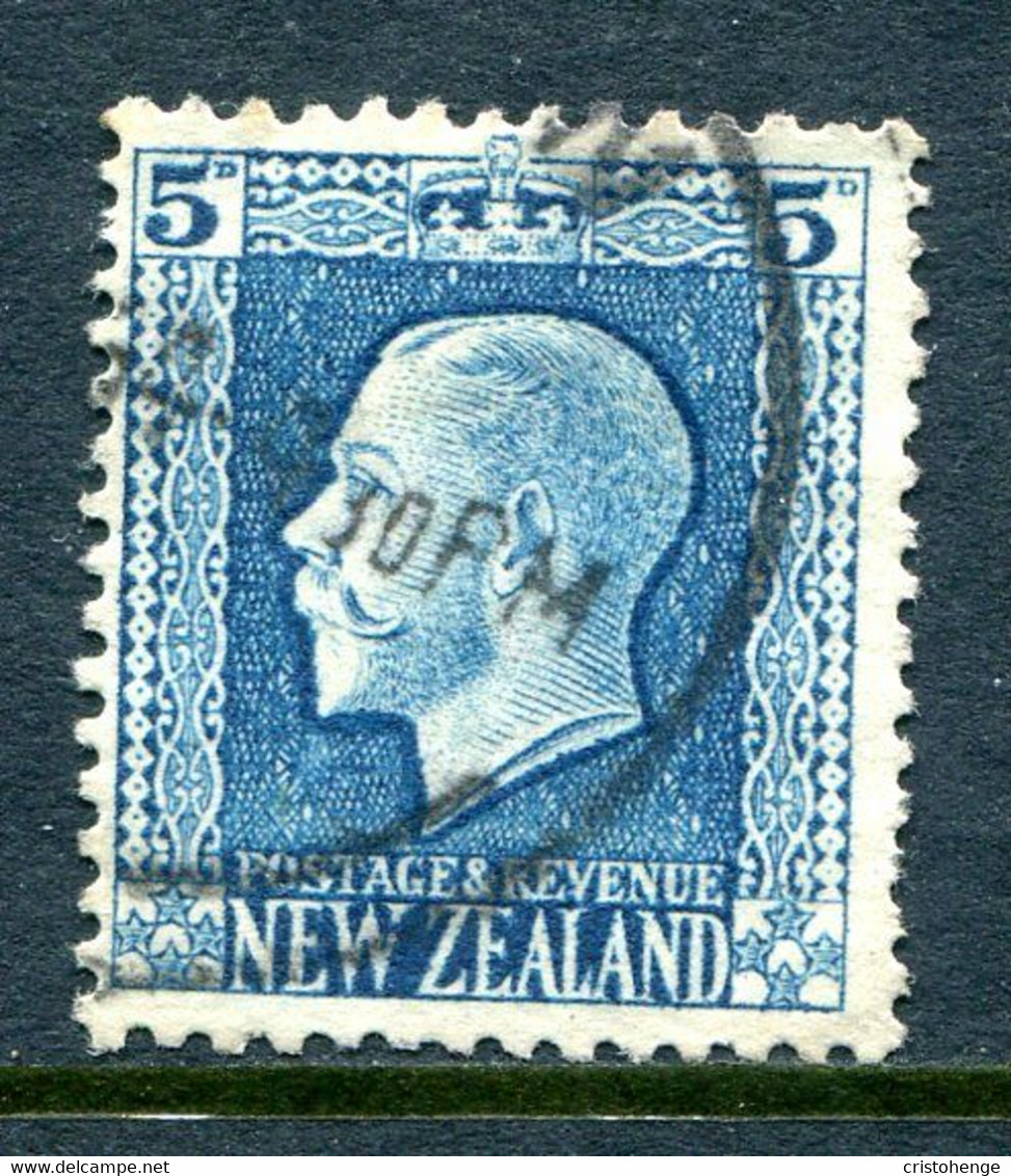 New Zealand 1915-30 KGV - Recess - P.14 X 14½ - 5d Light Blue Used (SG 424c) - Oblitérés