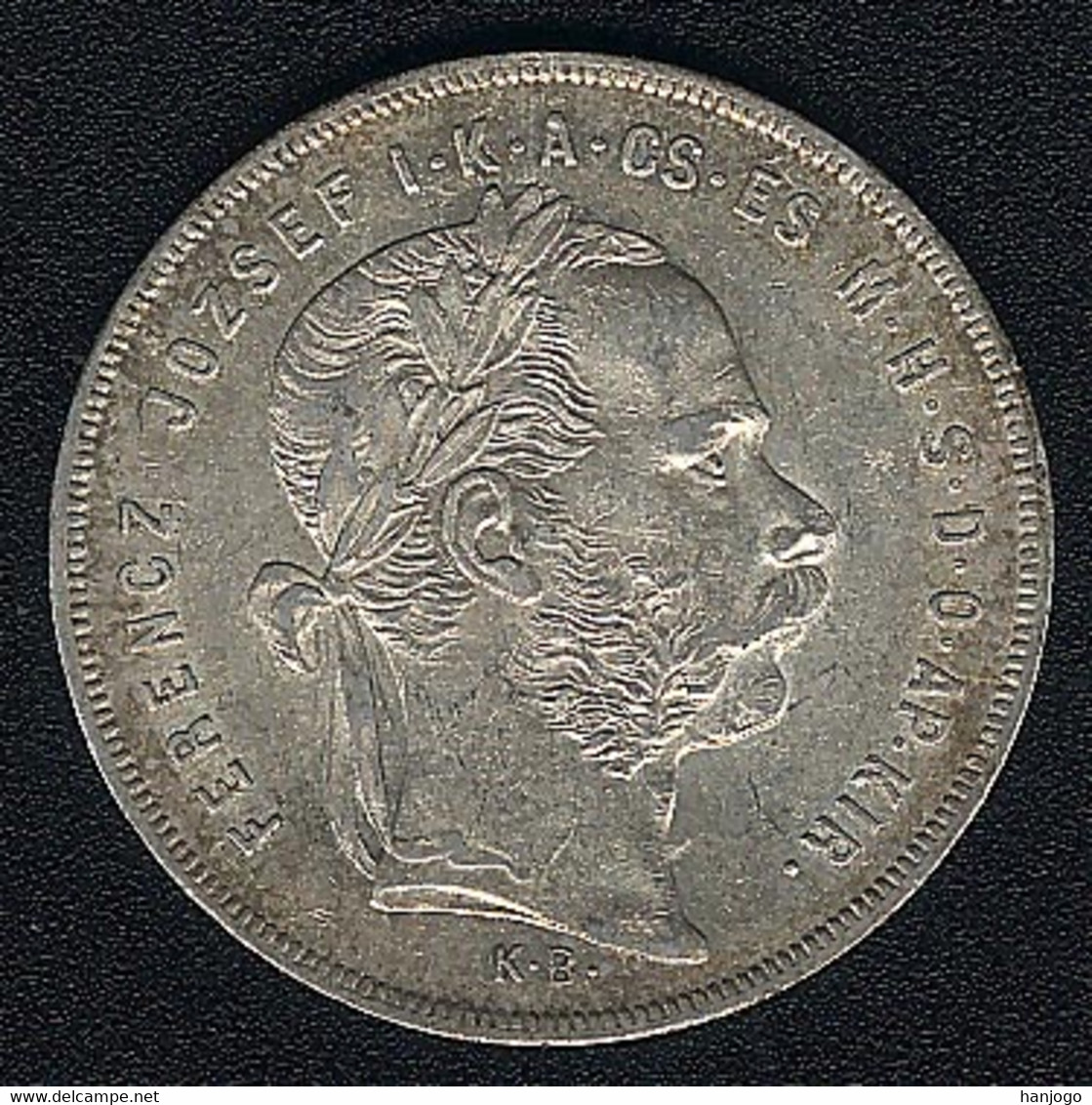 Ungarn, 1 Forint 1878 KB, KM 453.1, Silber, XF - Hongrie