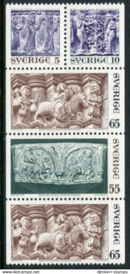 SWEDEN 1971 Gotland Stone Carving  MNH / **.  Michel 717-20 - Nuevos