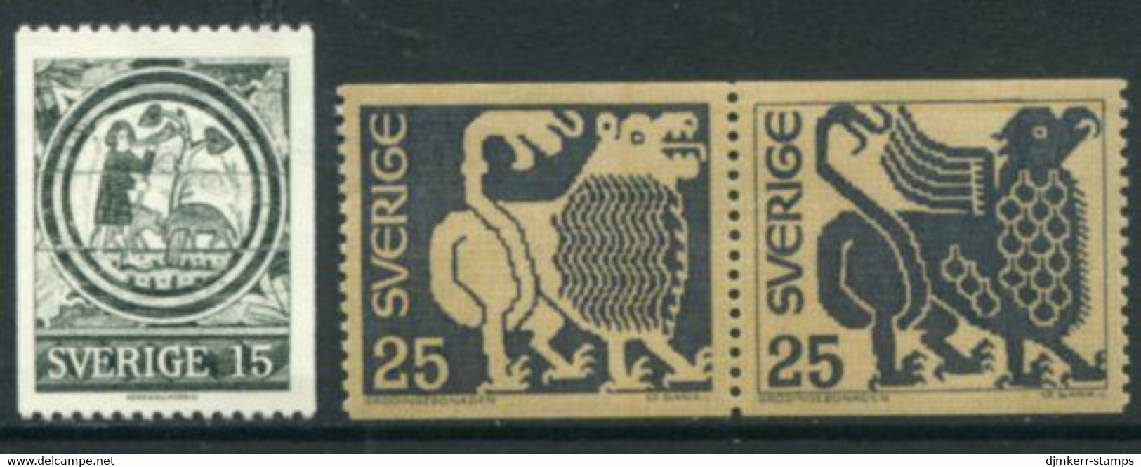 SWEDEN 1971 Definitive: Art MNH / **.  Michel 706-08 - Unused Stamps