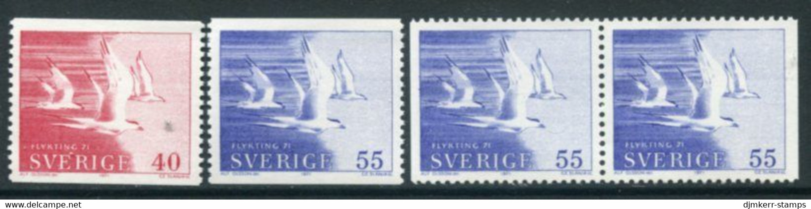 SWEDEN 1971 Refugee Year MNH / **.  Michel 704-05 - Nuevos