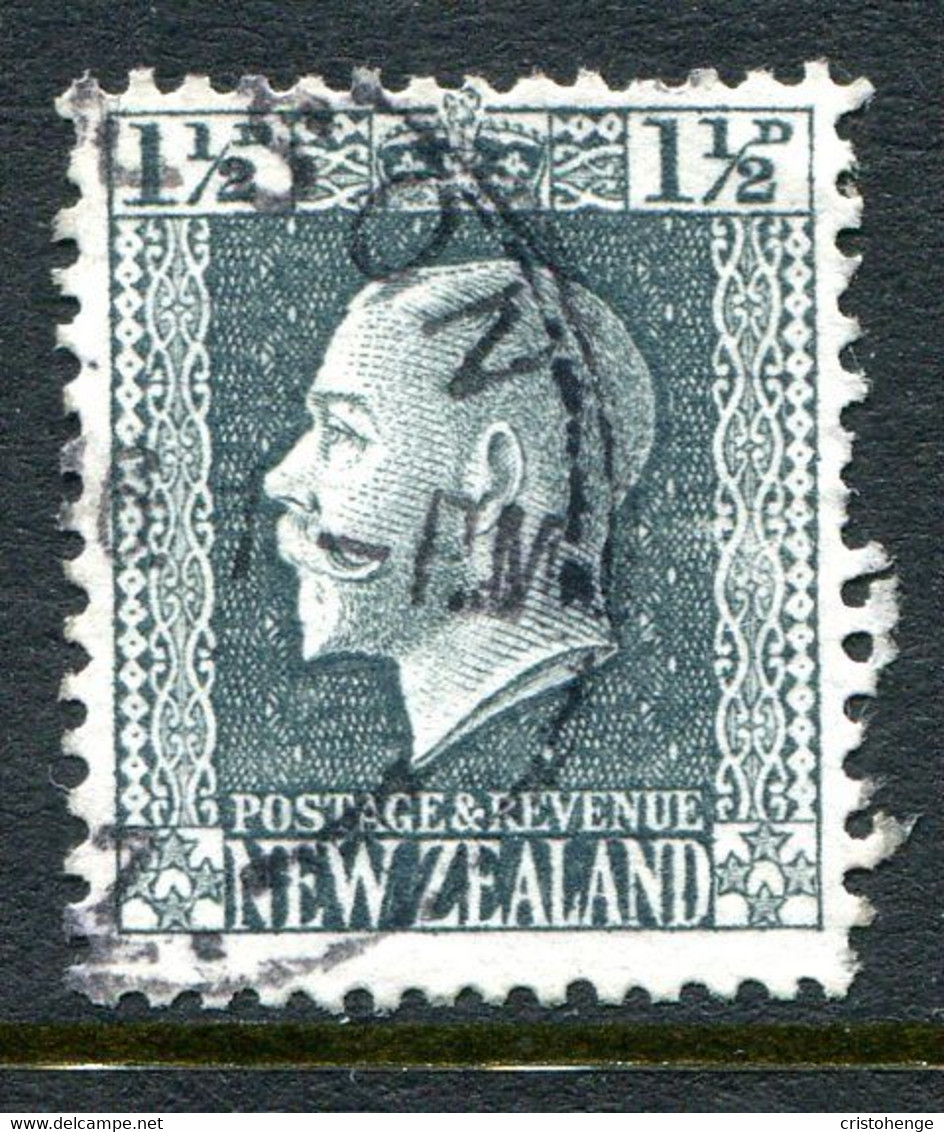 New Zealand 1915-30 KGV - Recess - P.14 X 13½ - No Wmk. - 1½d Grey-slate Used (SG 431a) - Used Stamps