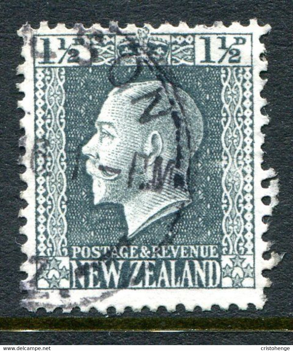 New Zealand 1915-30 KGV - Recess - P.14 X 13½ - No Wmk. - 1½d Grey-slate Used (SG 431a) - Oblitérés