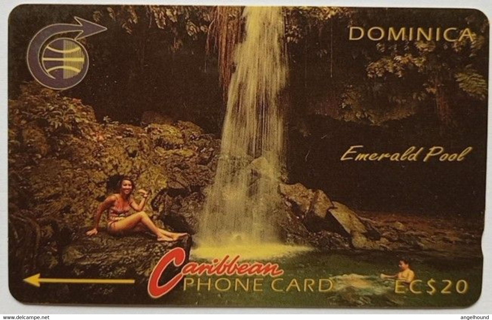 Dominica Cable And Wireless 3CDMB EC$20 " Emerald Pool " - Dominica