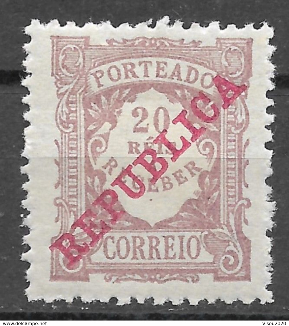 Portugal 1911 Tipo De 1904, OVP "REPUBLICA" - Afinsa 16 - Ongebruikt