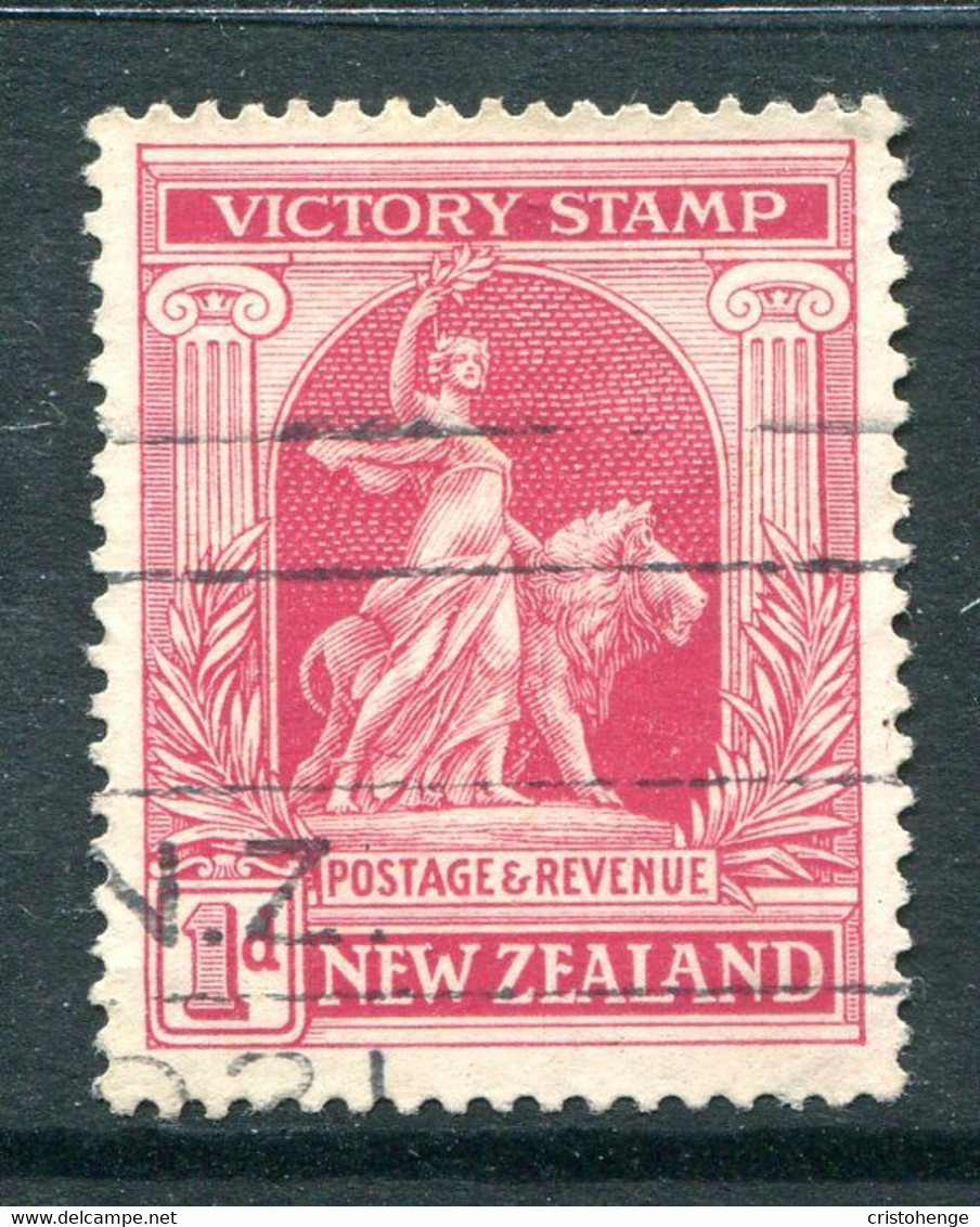 New Zealand 1920 Victory - 1d Carine-red Used (SG 454) - Used Stamps