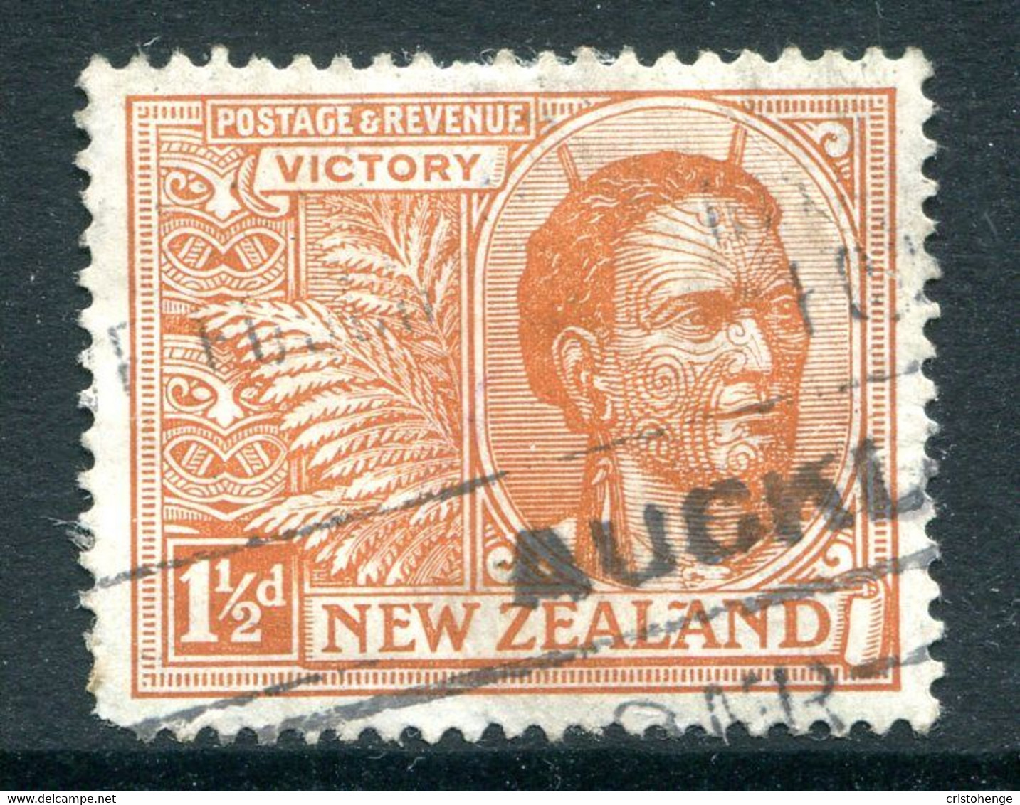 New Zealand 1920 Victory - 1½d Brown-orange Used (SG 455) - Oblitérés