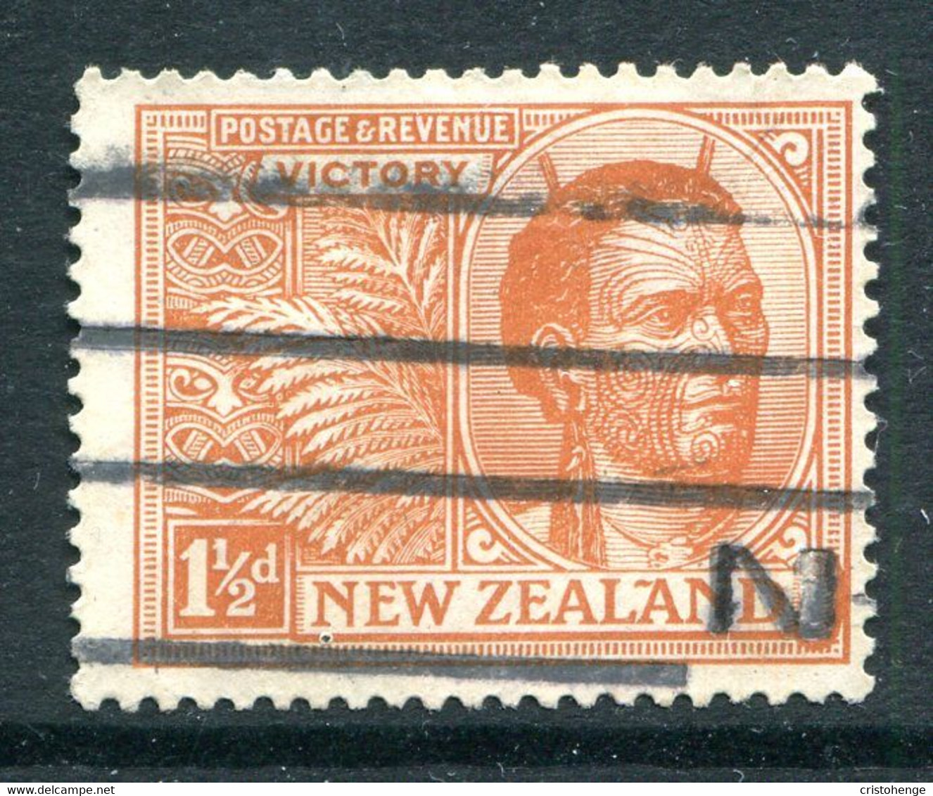 New Zealand 1920 Victory - 1½d Brown-orange Used (SG 455) - Used Stamps