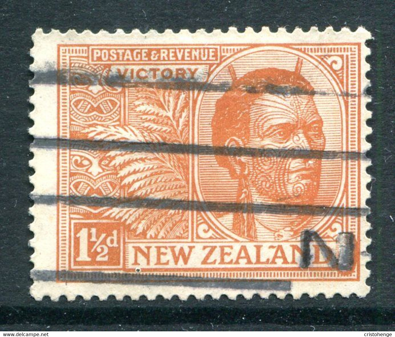 New Zealand 1920 Victory - 1½d Brown-orange Used (SG 455) - Gebruikt