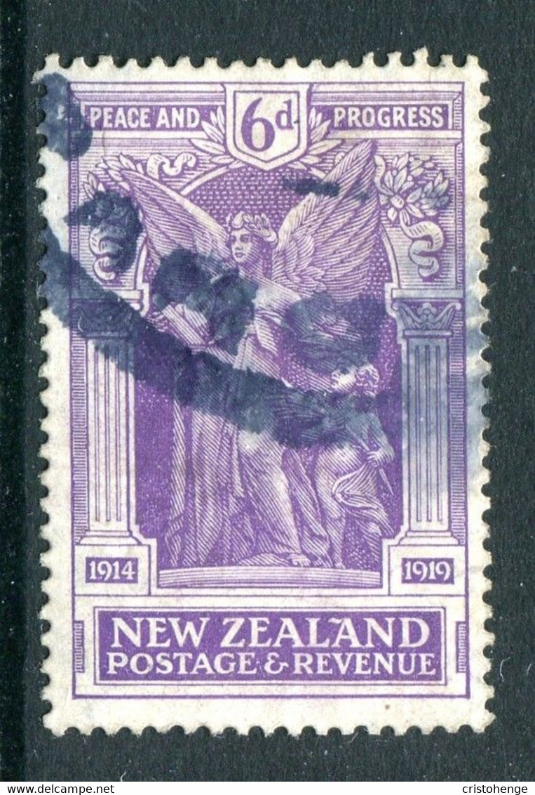 New Zealand 1920 Victory - 6d Violet Used (SG 457) - Oblitérés