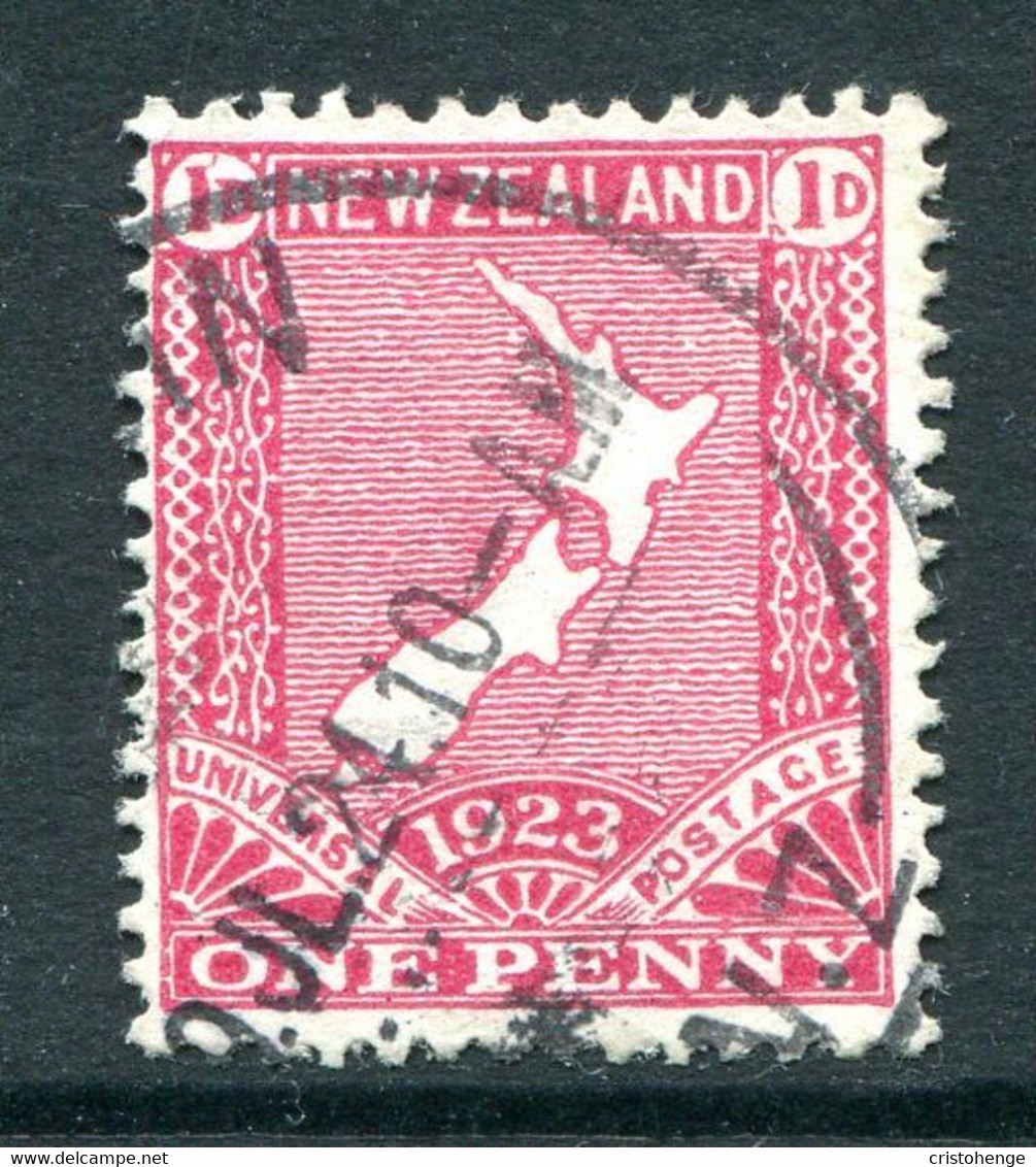 New Zealand 1923 Restoration Of Penny Post - De La Rue - 1d Map - Used (SG 460) - Used Stamps