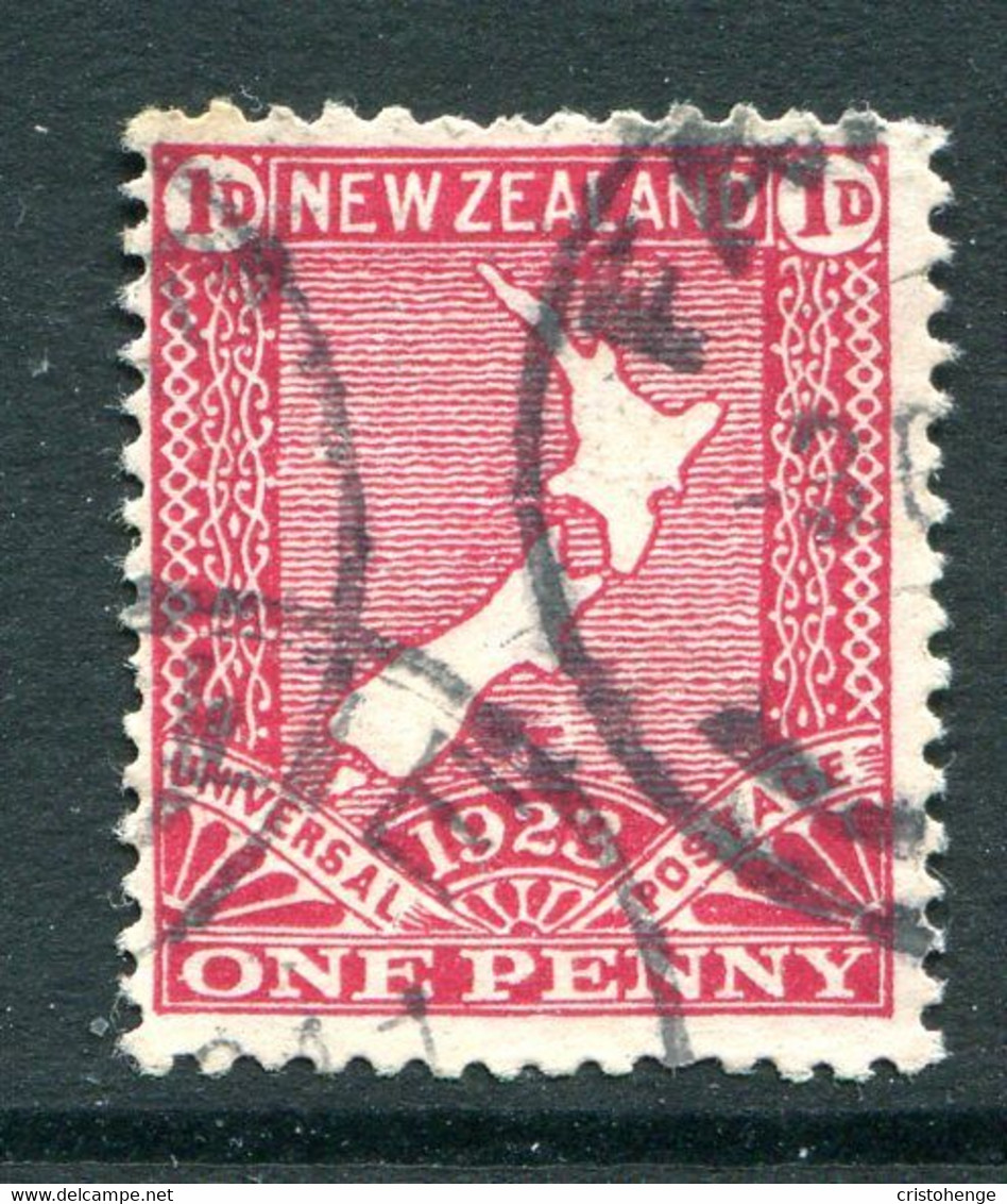 New Zealand 1923 Restoration Of Penny Post - Jones - 1d Map - Used (SG 461) - Oblitérés